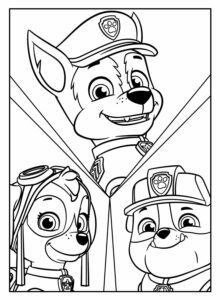 Desenho de Patrulha Canina Desenho Colorir Imprimir 070