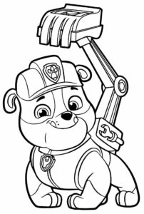 Desenho de Patrulha Canina Desenho Colorir Imprimir 073