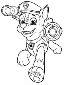 Desenho de Patrulha Canina Desenho Colorir Imprimir 077