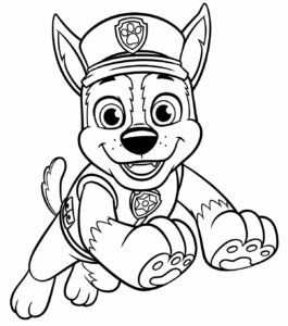 Desenho de Patrulha Canina Desenho Colorir Imprimir 078