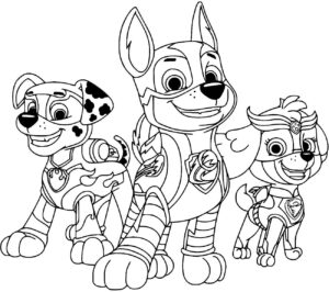 Desenho de Patrulha Canina Desenho Colorir Imprimir 083