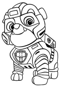 Desenho de Patrulha Canina Desenho Colorir Imprimir 084