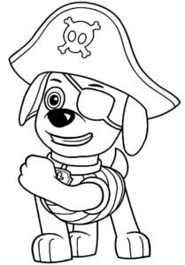 Desenho de Patrulha Canina Desenho Colorir Imprimir 087