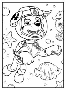 Desenho de Patrulha Canina Desenho Colorir Imprimir 088