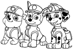 Desenho de Patrulha Canina Desenho Colorir Imprimir 089
