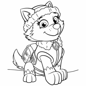Desenho de Patrulha Canina Desenho Colorir Imprimir 091