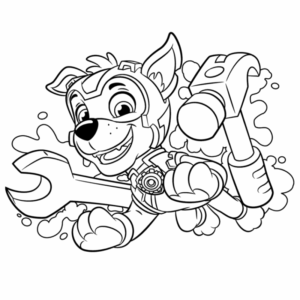 Desenho de Patrulha Canina Desenho Colorir Imprimir 097