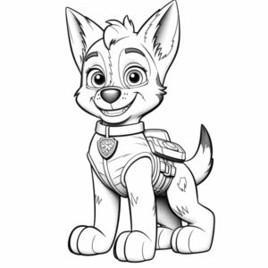 Desenho de Patrulha Canina Desenho Colorir Imprimir 099