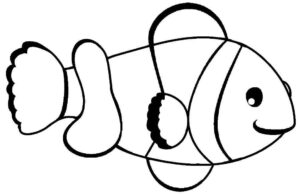 Desenho de Peixes Desenho Colorir Imprimir 017