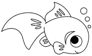 Desenho de Peixes Desenho Colorir Imprimir 021