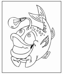 Desenho de Peixes Desenho Colorir Imprimir 034