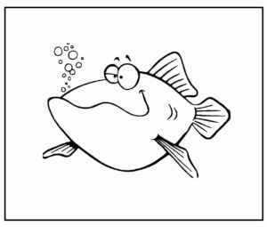 Desenho de Peixes Desenho Colorir Imprimir 038