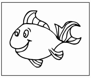 Desenho de Peixes Desenho Colorir Imprimir 042