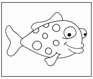 Desenho de Peixes Desenho Colorir Imprimir 043