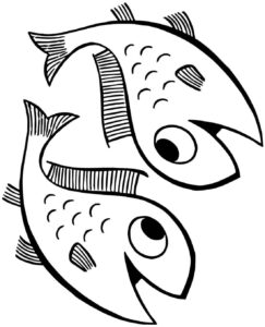 Desenho de Peixes Desenho Colorir Imprimir 051