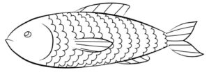 Desenho de Peixes Desenho Colorir Imprimir 055