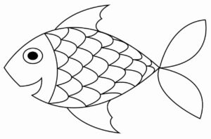 Desenho de Peixes Desenho Colorir Imprimir 082