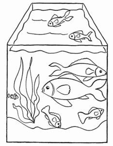 Desenho de Peixes Desenho Colorir Imprimir 087