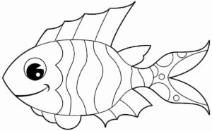 Desenho de Peixes Desenho Colorir Imprimir 099