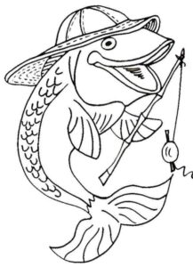 Desenho de Peixes Desenho Colorir Imprimir 109