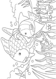 Desenho de Peixes Desenho Colorir Imprimir 116