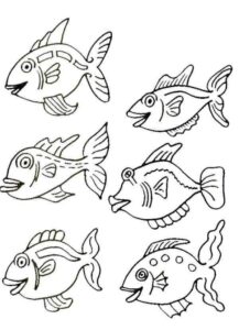 Desenho de Peixes Desenho Colorir Imprimir 118