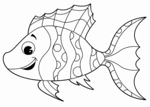 Desenho de Peixes Desenho Colorir Imprimir 121