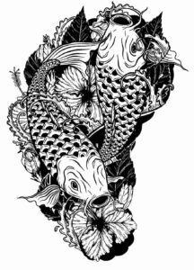 Desenho de Peixes Desenho Colorir Imprimir 129