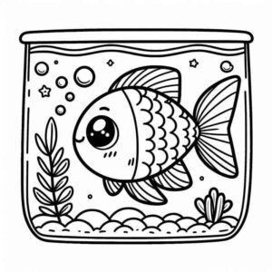 Desenho de Peixes Desenho Colorir Imprimir 135