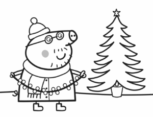 Desenho de Peppa Pig Desenho Colorir Imprimir 02