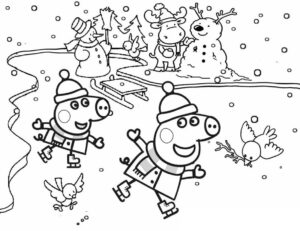 Desenho de Peppa Pig Desenho Colorir Imprimir 05