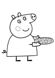 Desenho de Peppa Pig Desenho Colorir Imprimir 06