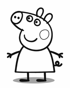 Desenho de Peppa Pig Desenho Colorir Imprimir 11