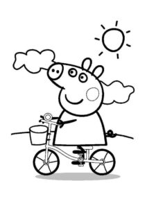 Desenho de Peppa Pig Desenho Colorir Imprimir 112