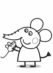 Desenho de Peppa Pig Desenho Colorir Imprimir 13