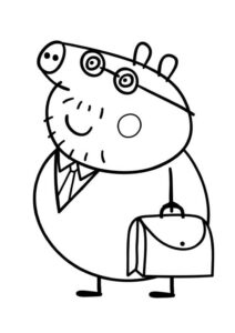Desenho de Peppa Pig Desenho Colorir Imprimir 15