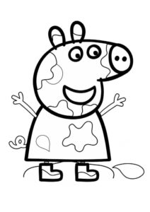 Desenho de Peppa Pig Desenho Colorir Imprimir 19