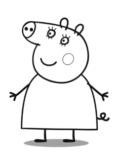 Desenho de Peppa Pig Desenho Colorir Imprimir 21