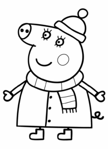 Desenho de Peppa Pig Desenho Colorir Imprimir 22
