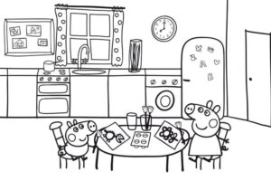 Desenho de Peppa Pig Desenho Colorir Imprimir 23
