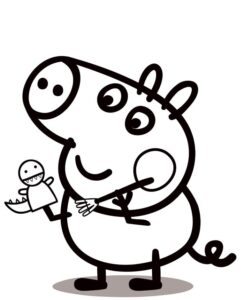 Desenho de Peppa Pig Desenho Colorir Imprimir 35