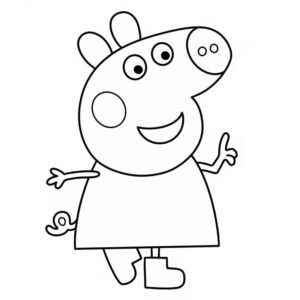 Desenho de Peppa Pig Desenho Colorir Imprimir 37