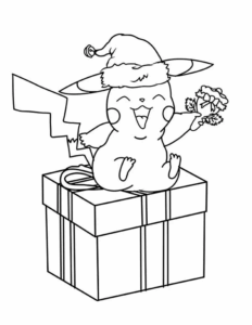Desenho de Pikachu Desenho Colorir Imprimir 04