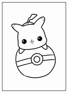 Desenho de Pikachu Desenho Colorir Imprimir 12