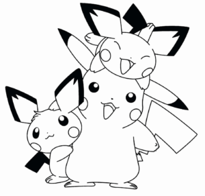 Desenho de Pikachu Desenho Colorir Imprimir 20