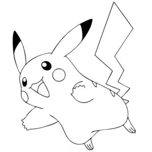 Desenho de Pikachu Desenho Colorir Imprimir 21