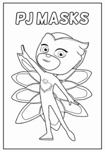 Desenho de Pj Masks Desenho Colorir Imprimir 01