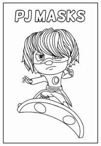 Desenho de Pj Masks Desenho Colorir Imprimir 05