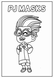 Desenho de Pj Masks Desenho Colorir Imprimir 06