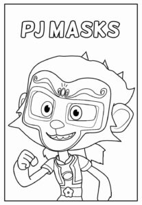 Desenho de Pj Masks Desenho Colorir Imprimir 10